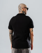 Polo Relaxed Fit Negro